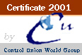 CERTIFICATE 2001 BY CU